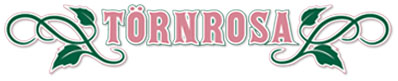 tornrosa blommor logo